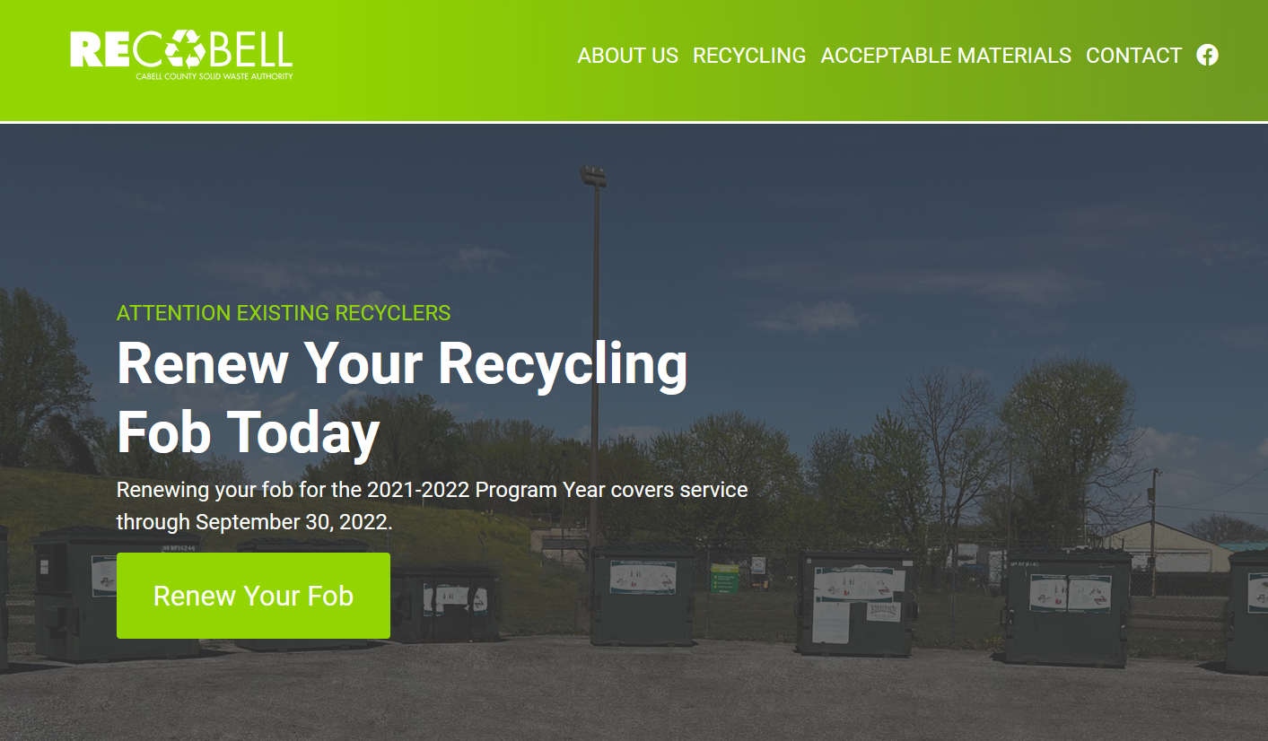 Cabell County Solid Waste Authority Website