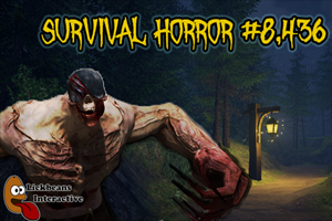 Title image for the Survival_Horror_8436 with the title in yellow and the main enemy monster displayed